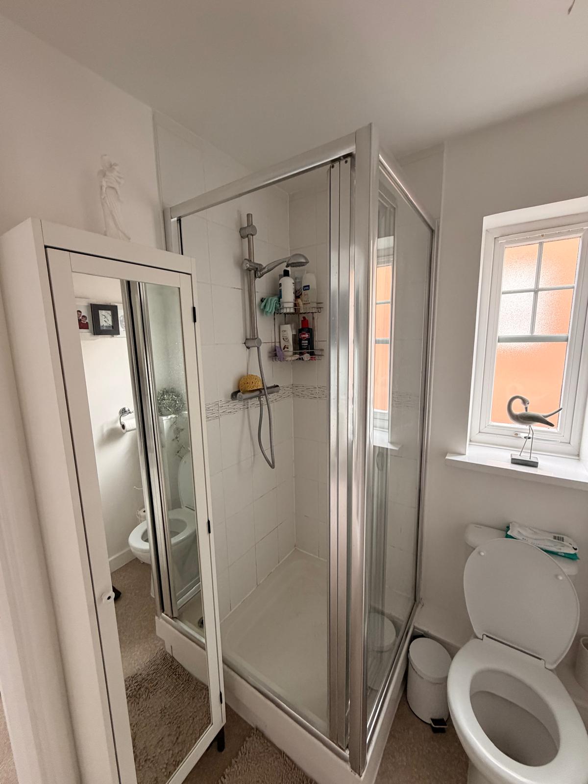 shower enclosure white newcastle