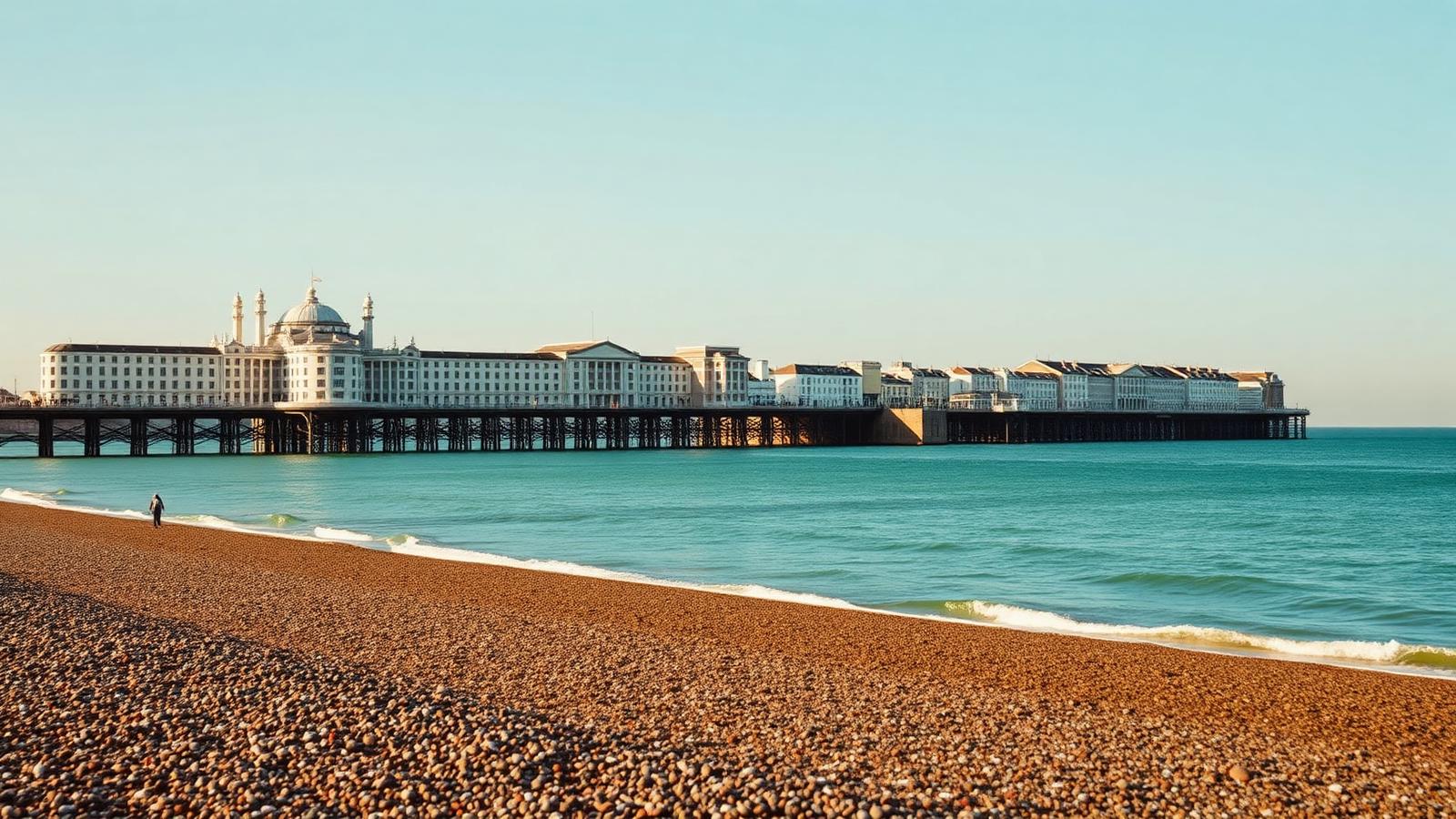 Brighton: landmark view