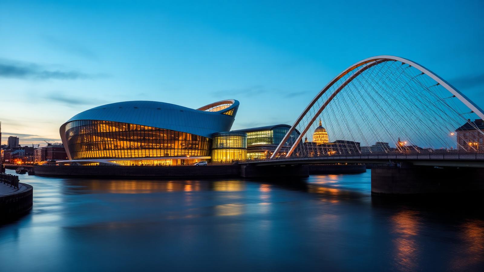 Gateshead: landmark view