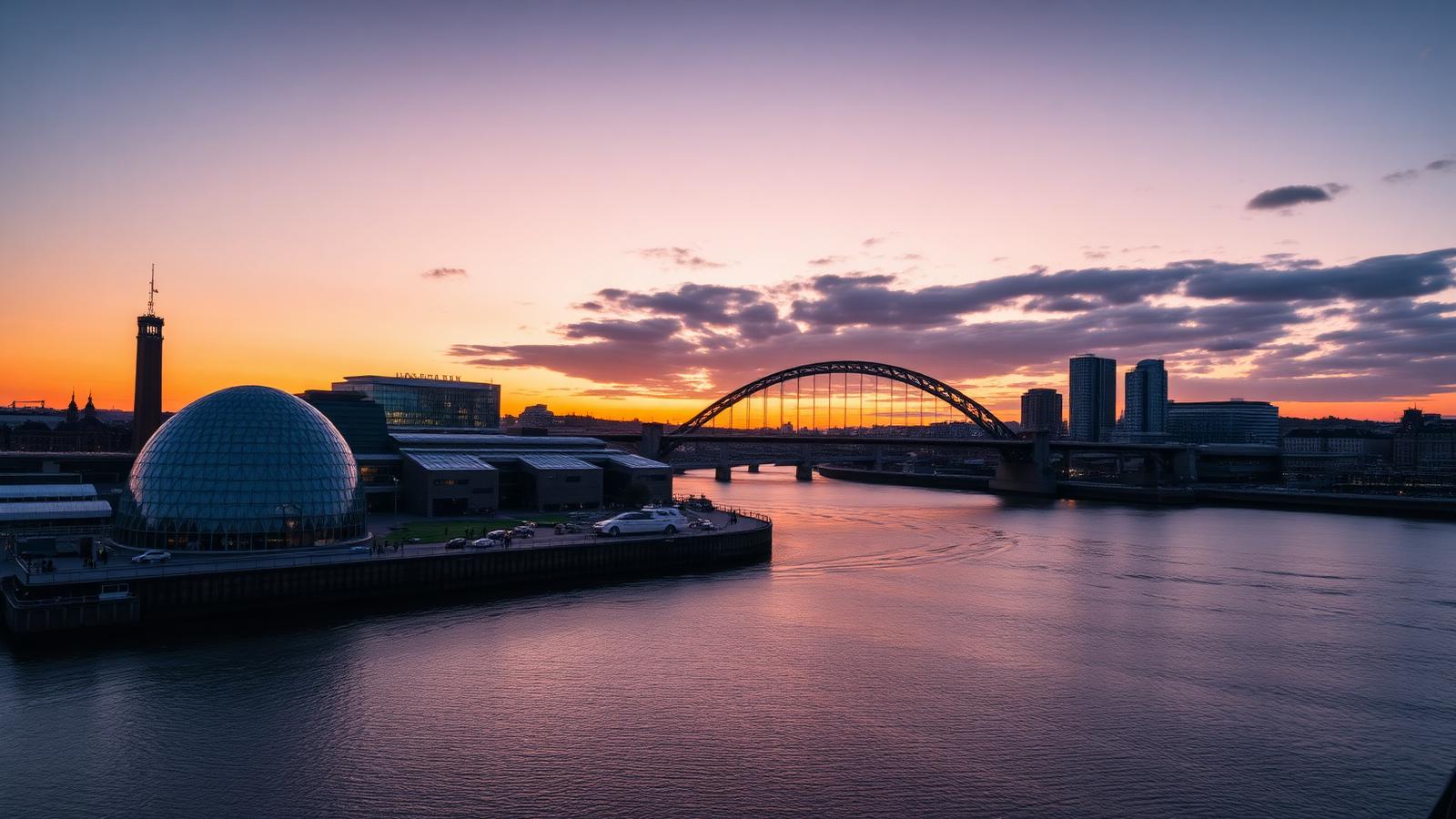 Newcastle upon Tyne: landmark view
