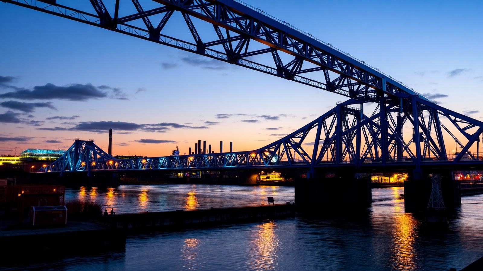 Teesside: landmark view